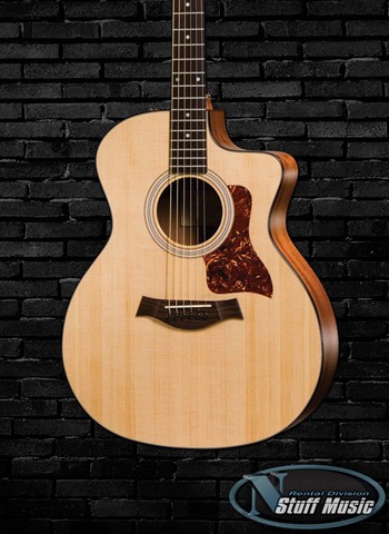 Taylor 114CE Solid Top Acoustic Guitar - Rental